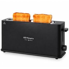 Orbegozo TO 4114 Tostadora de ranura larga, 850W, negro